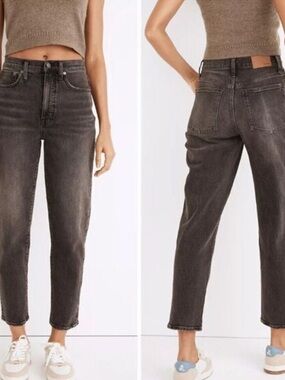 Madewell balloon black jeans